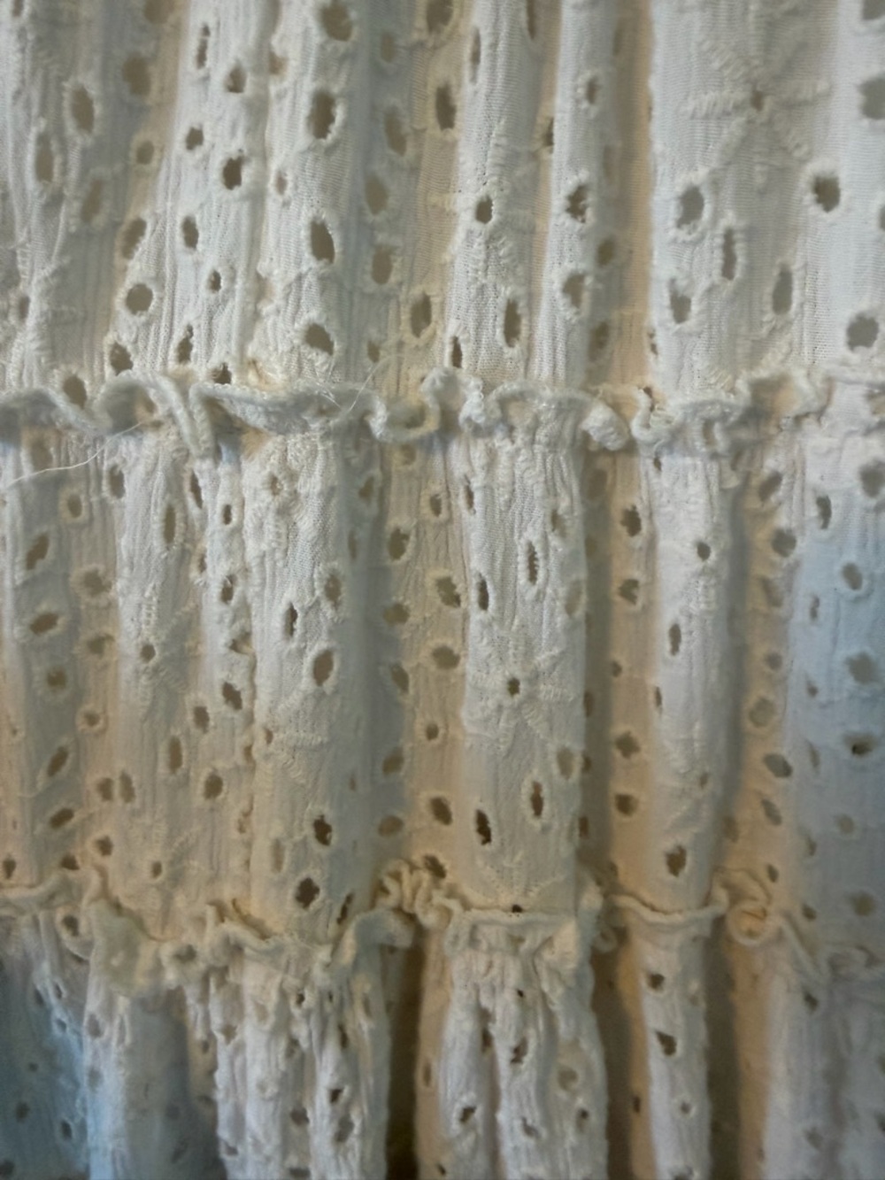 Surf Gypsy Ivory Crochet Mini Dress Size Medium - Picture 5 of 9